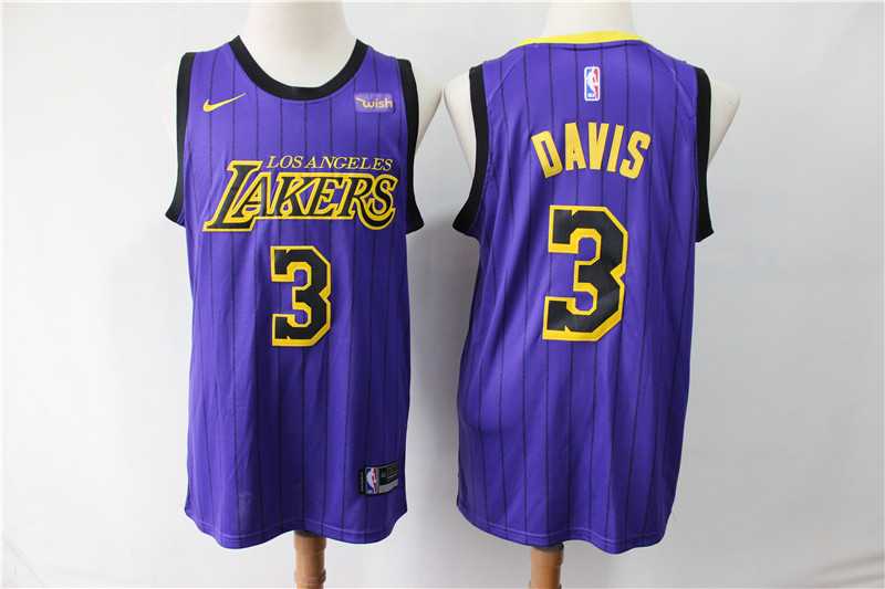 Lakers 3 Anthony Davis Purple City Edition Nike Swingman Jersey,We sell and wholesale Lakers 3 Anthony Davis Purple City Edition Nike Swingman Jersey on line form chian!